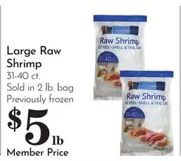 Pavilions Large Raw Shrimp offer