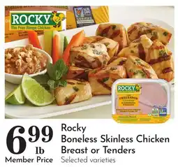 Pavilions Rocky Boneless Skinless Chicken Breast or Tenders offer