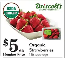 Pavilions Organic Strawberries offer