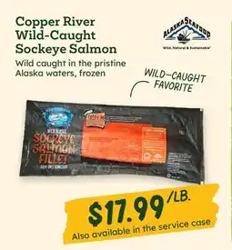 Sprouts Farmers Market Copper River Wild-Caught Sockeye Salmon offer