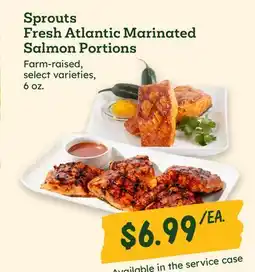Sprouts Farmers Market Sprouts Fresh Atlantic Marinated Salmon Portions offer