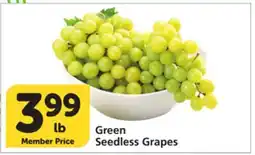 Vons Green Seedless Grapes offer