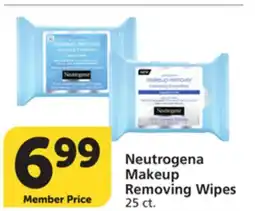 Vons Neutrogena Makeup Removing Wipes offer