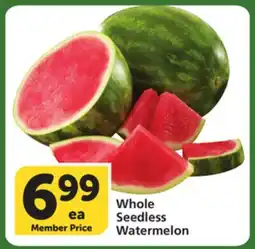Vons Whole Seedless Watermelon offer
