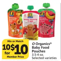 Vons O Organics Baby Food Pouches offer