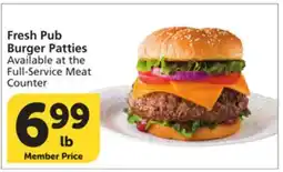 Vons Fresh Pub Burger Patties offer