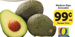 Vons O Organics Medium Ripe Avocados offer
