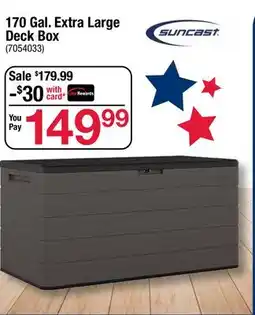 Ace Hardware 170 Gal. Extra Large Deck Box offer