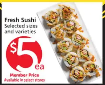 Vons Fresh Sushi offer