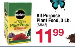 Ace Hardware Miracle-Gro All Purpose Plant Food, 3 Lb offer