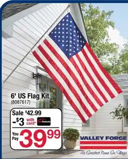 Ace Hardware 6' US Flag Kit offer