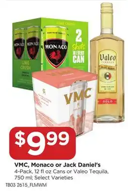 Food 4 Less VMC, Monaco or Jack Daniel's offer