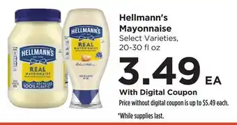 Food 4 Less Hellmann's Mayonnaise offer
