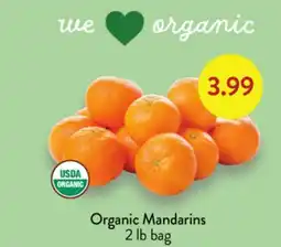 Fresh Thyme Organic Mandarins offer