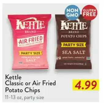 Fresh Thyme Kettle Classic or Air Fried Potato Chips offer
