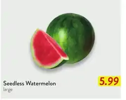 Fresh Thyme Seedless Watermelon offer