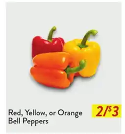 Fresh Thyme Red, Yellow, or Orange Bell Peppers offer