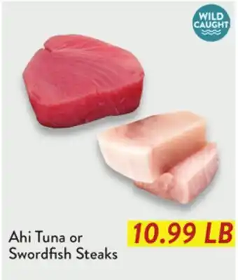 Fresh Thyme Ahi Tuna or Swordfish Steaks offer