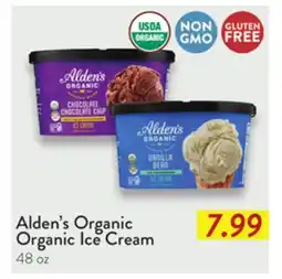 Fresh Thyme Alden's Organic Ice Cream offer