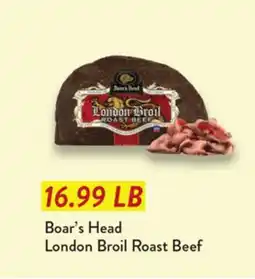 Fresh Thyme Boar's Head London Broil Roast Beef offer
