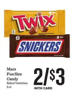 Mariano's Mars Fun Size Candy offer