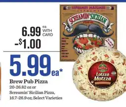 Mariano's Brew Pub Pizza offer