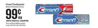 Mariano's Crest Toothpaste offer