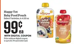 Mariano's Happy Tot Baby Food Pouch offer