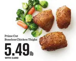 Mariano's Prime Cut Boneless Chicken Thighs offer