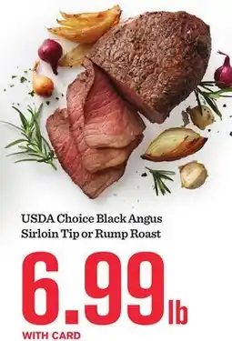 Mariano's USDA Choice Black Angus Sirloin Tip or Rump Roast Gatorade offer