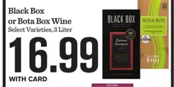 Mariano's Black Box or Bota Box Wine offer