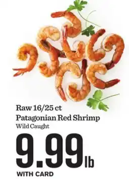 Mariano's Raw 16/25 ct Patagonian Red Shrimp offer