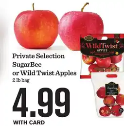 Mariano's Private Selection SugarBee or Wild Twist Apples offer