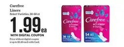 Mariano's Carefree Liners offer