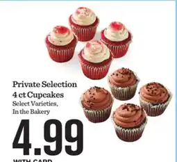 Mariano's Private Selection 4 ct Cupcakes offer