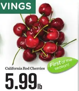 Mariano's California Red Cherries offer