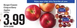 Mariano's Kroger Cosmic Crisp or Envy Apples offer