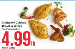 Mariano's Marinated Chicken Breast or Wings offer