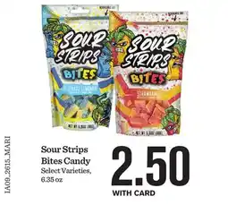 Mariano's Sour Strips Bites Candy offer