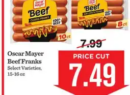 Mariano's Oscar Mayer Beef Franks offer