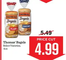 Mariano's Thomas' Bagels offer