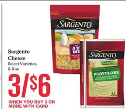 Mariano's Sargento Cheese offer