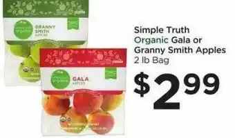 Simple Truth Organic Gala Or Granny Smith Apples