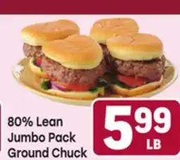 Tony’s Fresh Market 80% Lean Jumbo Pack Ground Chuck offer