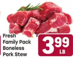 Tony’s Fresh Market Fresh Family Pack Boneless Pork Stew offer