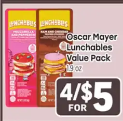Tony’s Fresh Market Oscar Mayer Lunchables Value Pack offer