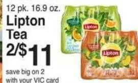 Harris Teeter Lipton Tea offer