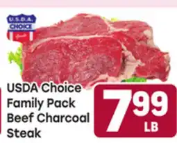 Tony’s Fresh Market USDA Choice Family Pack Beef Charcoal Steak offer