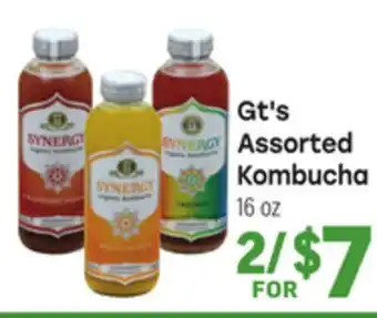 Tony’s Fresh Market Gt's Assorted Kombucha offer