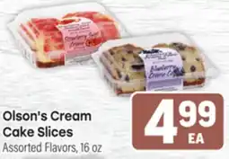Tony’s Fresh Market Olson's Cream Cake Slices offer